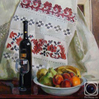 Фрукты и вино. 2009
